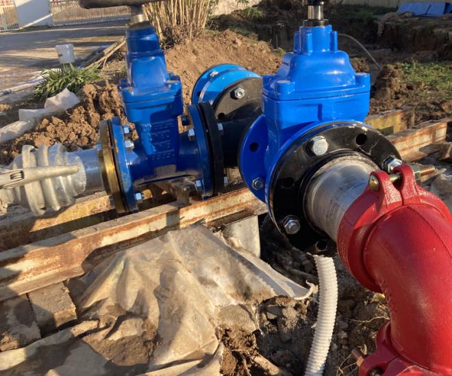 Εγκατάσταση υδραυλικών σε γεώτρηση - Γιαννιτσά