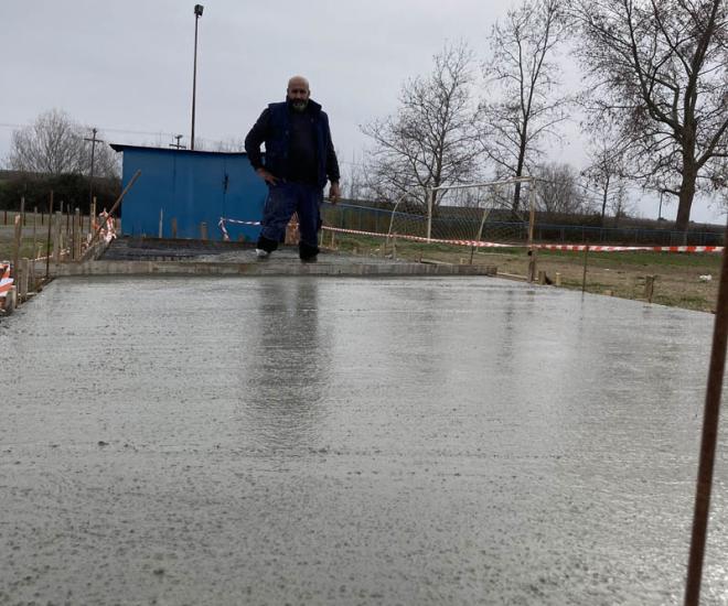 Τσιμεντοειδής εργασίες - Πέλλα